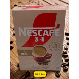 Nescafe Vị Kem Sữa, Đậm Vị Sữa - Chuẩn Cà Phê Từ Hai Loại Hạt ROBUSTA & ARABICA