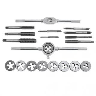 Bộ taro 20PCS thép HSS, taro ren trong/ngoài ống kim loại, dụng cụ cơ khí cao cấp