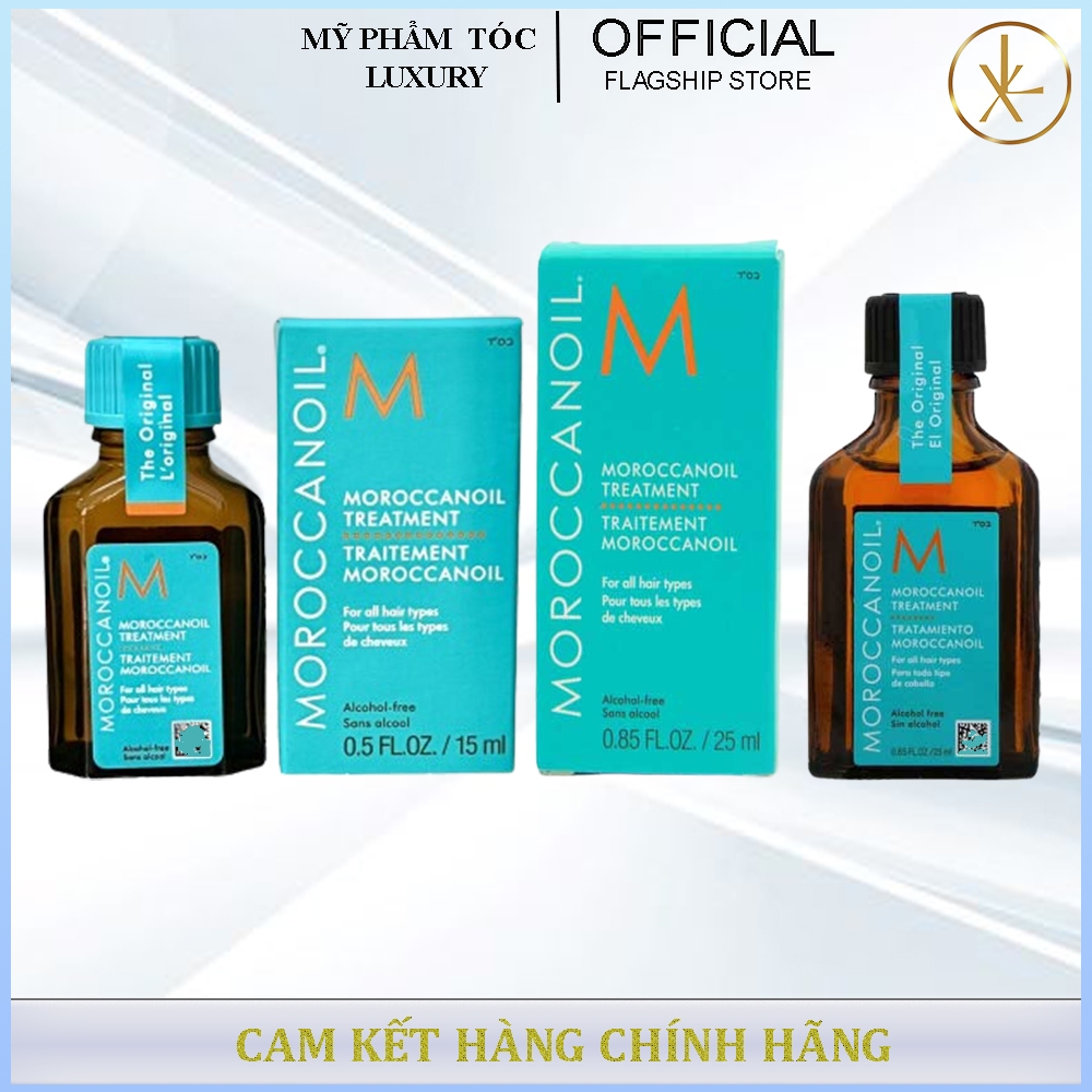 Tinh dầu dưỡng tóc Moroccanoil Treatment phục hồi tóc hư tổn 10ML - 15ML - 25ml