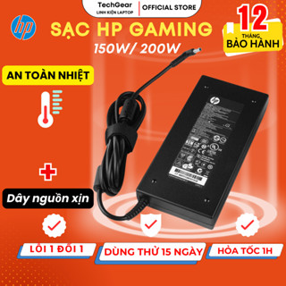 Sạc Laptop HP Dành Cho HP Victus Gaming, HP ZBook 15 17, HP OMEN 15 17, HP EliteBook 7.7A 150W/10.3A 200W - BH 12 THÁNG