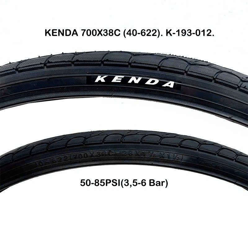 Lốp xe đạp thể thao KENDA K193 700x38C, 700x35C, 700x32C, 700x28C, 700x25C, 700x23,SX tại Trung Quốc