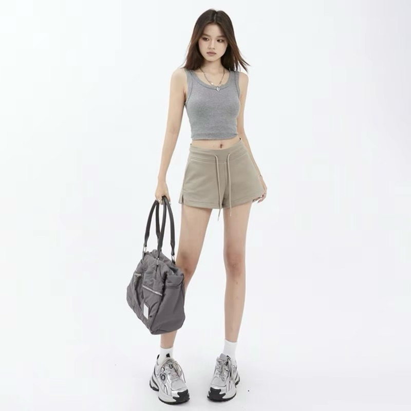 Quần Đùi Nữ Cạp Chun, Quần Short Nữ Dáng Thể Thao Có Dây Rút Quần Đùi Cạp Cao Dáng Ôm Xuân Hè JUDIE.Closet | BigBuy360 - bigbuy360.vn