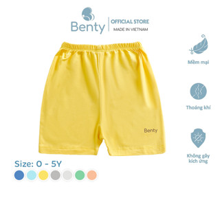Quần đùi cho trẻ em Benty chất vải mềm mịn, thoáng mát, an toàn cho làn da nhạy cảm của bé