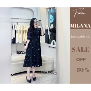 Váy Babydoll, Đầm Bầu xinh Thiết Kế Hoa Nhí Siêu Xinh Cổ Tàu Hot Trend Thời Trang Cổng Sở