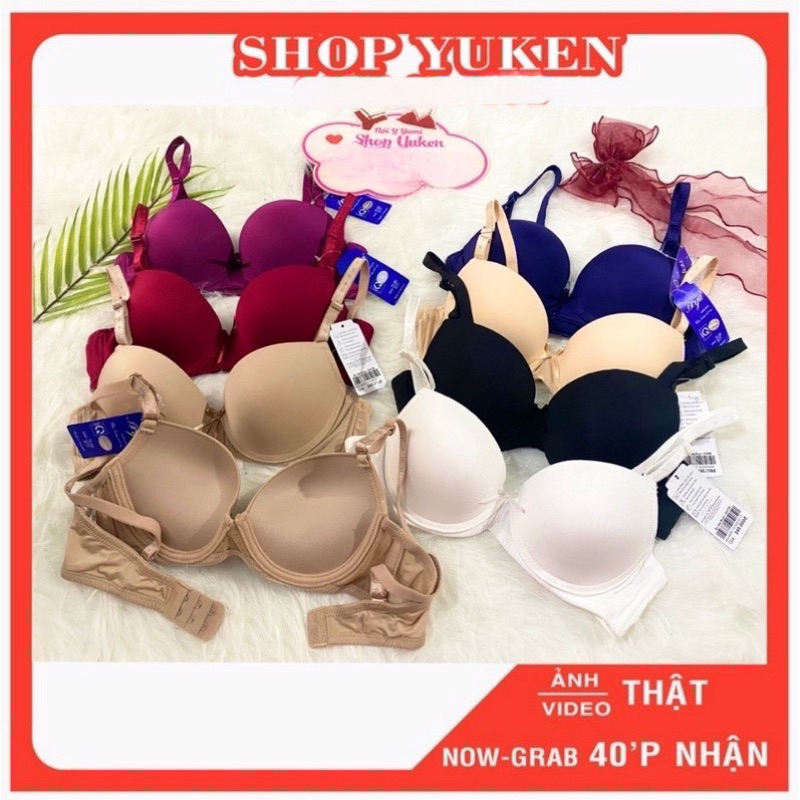 Áo ngực trơn mút vừa 024TW hàng Boya nâng ngực có gọng mặc êm bền đẹp
