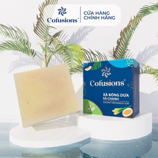 🧼 Xà Bông Dừa Sả Chanh Confusion 90g – Tự Nhiên, Kháng Khuẩn, Thơm Mát VIETCOCO