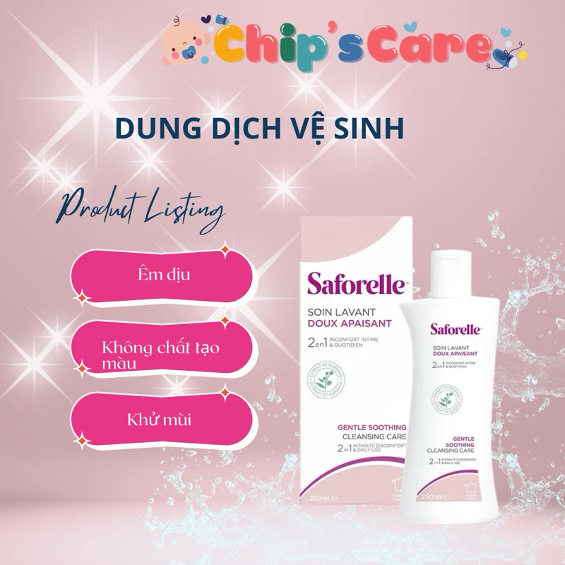 DUNG DỊCH VỆ SINH PHỤ NỮ SAFORELLE 250ml
