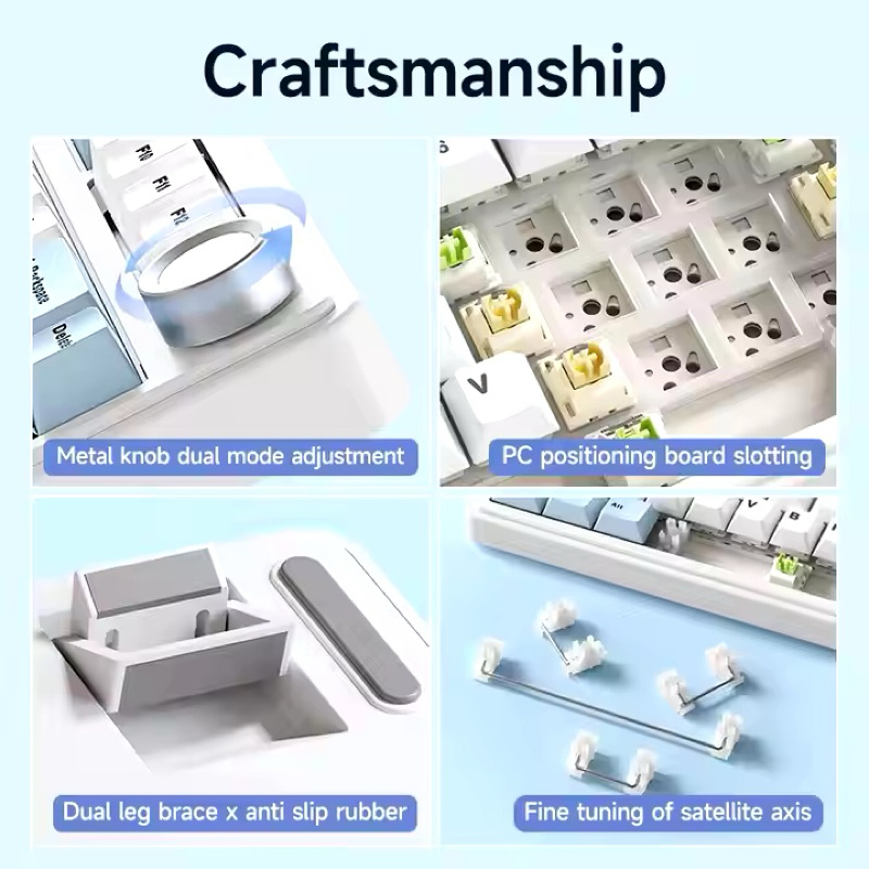 [Sẵn Hàng] Bàn phím Aula F75 3 Modes | Mạch Xuôi | Led RGB | Led Viền | Keymap | BigBuy360 - bigbuy360.vn