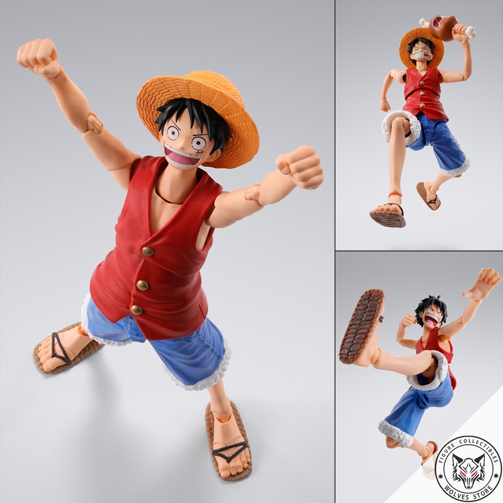 [Có sẵn - Hỏa tốc] Mô hình chính hãng SHF One Piece: SHF Monkey D. Luffy (Romance Dawn) (shf luffy)