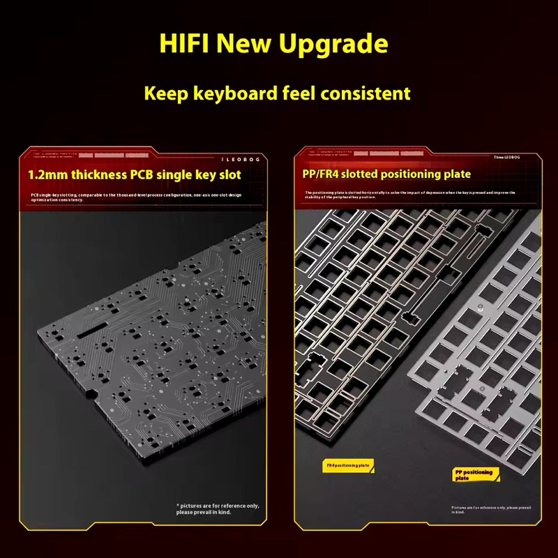 [ Sẵn Hàng ] Bàn phím cơ Leobog Hi75C Pro 1-3 Modes | Plate FR4-PC | Mạch Xuôi | BigBuy360 - bigbuy360.vn