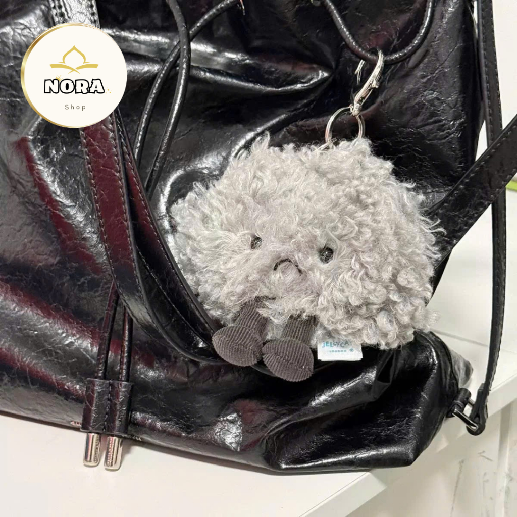 (Hàng Dư) JELLYCAT Amuseables Storm Cloud Bag Charm - Móc Khoá JELLYCAT Đám Mây Bão Dễ Thương Full T
