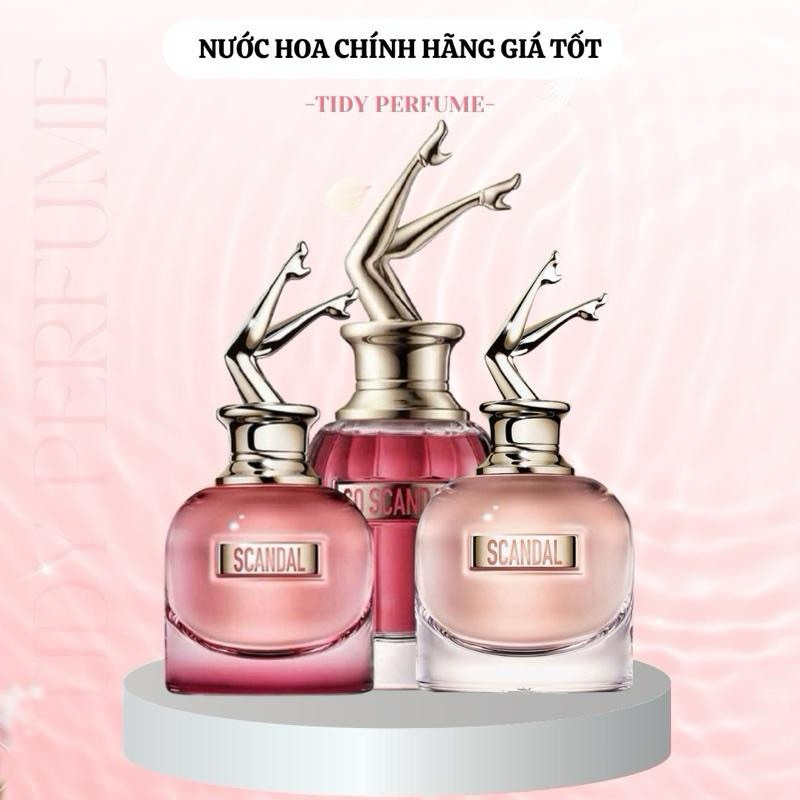 [MUA 1 TẶNG 2] 𝟐𝟎𝐦𝐥 𝟑𝟎𝐦𝐥 Nước Hoa Nữ Scandal EDP, So Scandal, Scandal By Night (TIDY PERFUME)