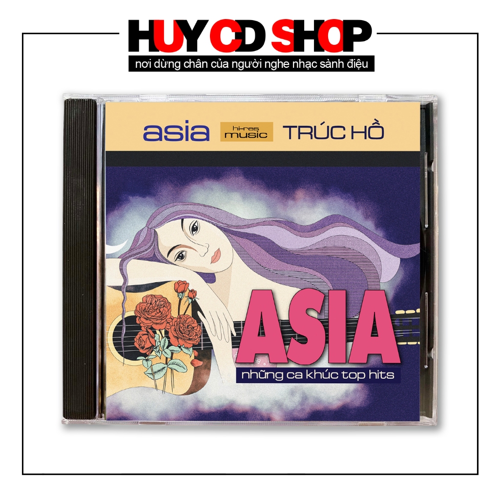 Đĩa CD chủ đề Top hits Asia Trúc hồ hoà âm Thể loại Nhạc vàng trữ tình Bolero Đĩa lòng trắng