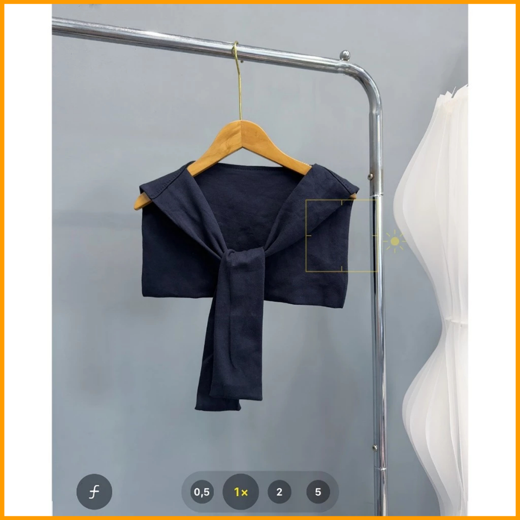 Áo phông thủy thủ tay lỡ phối khăn quàng thêu logo ngựa chất cotton co giãn thoáng mát unisex cá tính | BigBuy360 - bigbuy360.vn