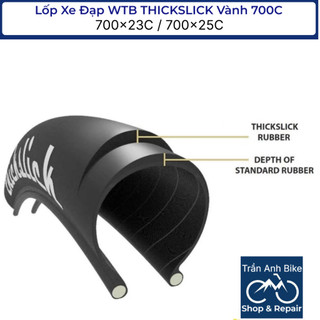 Vỏ Lốp Xe Đạp WTB THICKSLICK 700x23C / 700x25C - 1 Cái