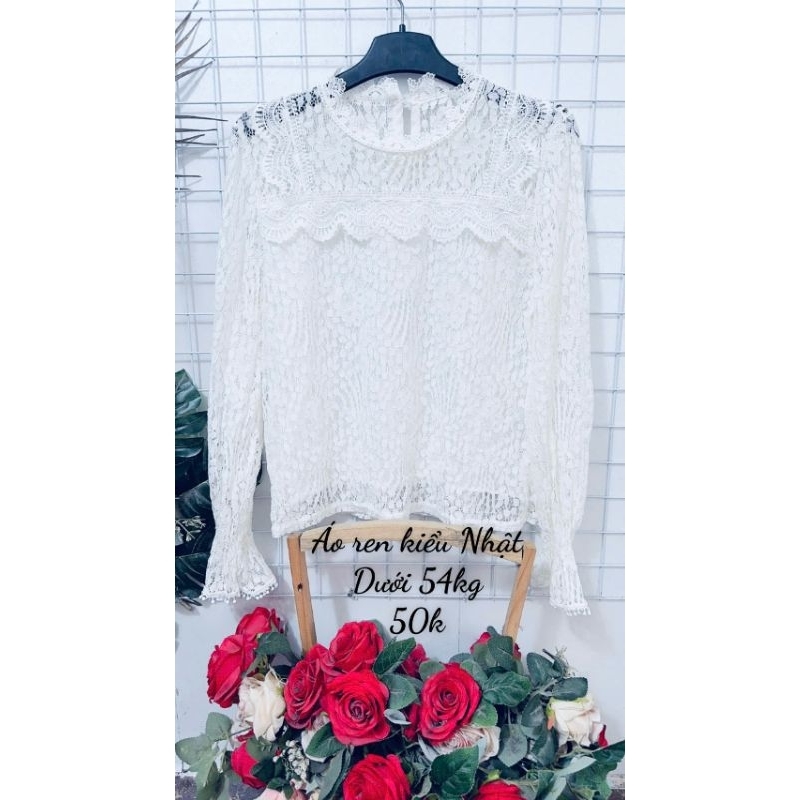 (2hand Nhật) Áo ren kiểu Nhật