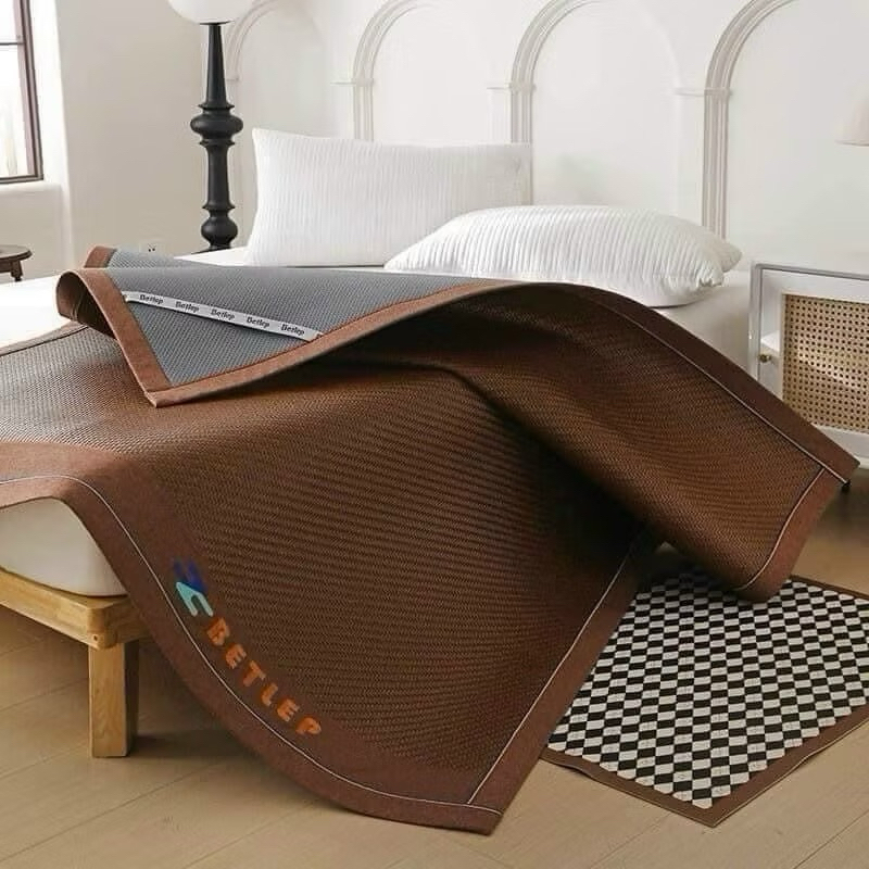 Chiếu Mây Điều Hòa Băng Lạnh Cao Cấp BETLEP,Chiếu Dệt 4 Lớp Sợi Mây Băng Lạnh đủ Kích Thước 1m2-2m2