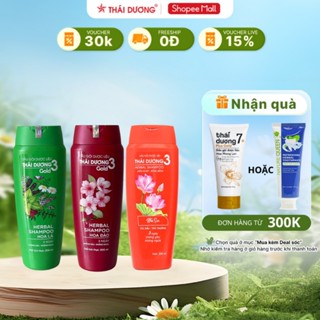 Dầu gội và dầu xả dược liệu Thái Dương 3 / 3 Gold Chai 200ml - Sao Thái Dương