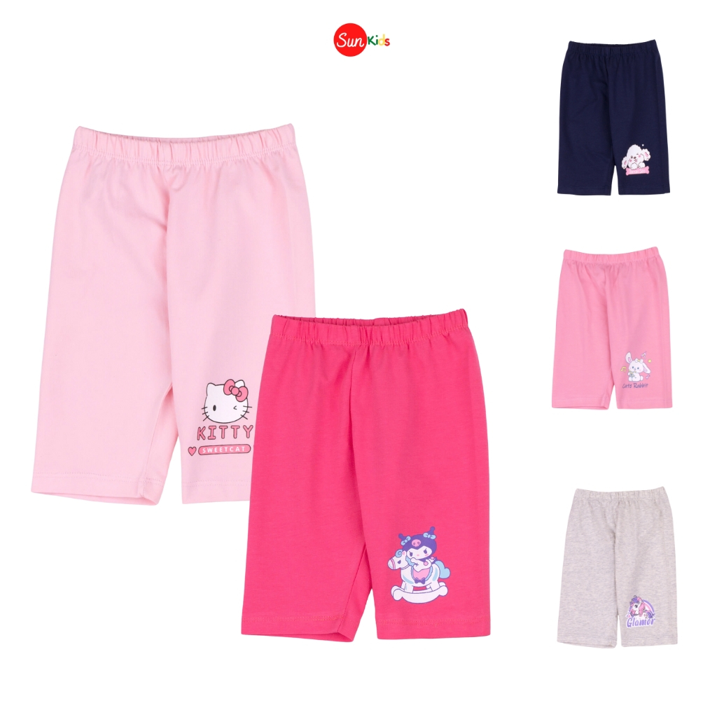 Quần legging bé gái, size 3-8 tuổi, quần legging cho bé chất cotton mềm mát BE15- SUNKIDS