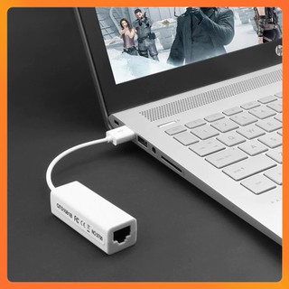 Bộ Chuyển Đổi USB Sang LAN 2.0 Dạng Dây Dùng Cho Laptop, PC - USB Sang LAN 2.0 Dạng Dây Trắng