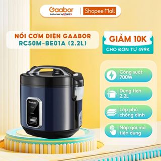 Nồi cơm điện RC50M-BE01A  Gaabor  dung tích 5L lòng nồi 2.2L 700W đa năng điều chỉnh nhiệt độ nấu cơm nhanh chóng,