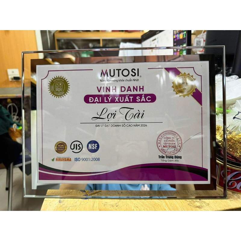 Khung kính pha Lê tràn viền kích thước 10x15 , 13x18 , A4,A5 - có xuất VAT