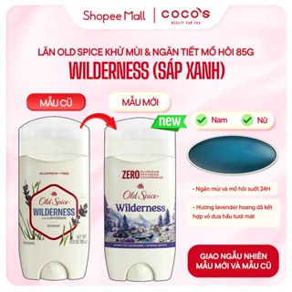 Lăn khử mùi Old Spice Wilderness - Mỹ - 85g (SÁP XANH)