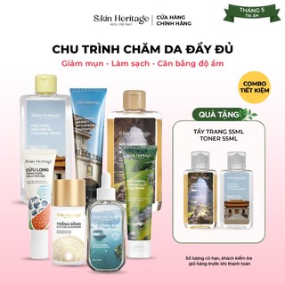   Super Deal  Trọn bộ 7 sản phẩm Full Size và 2 Minisize Skin Heritage chăm sóc da toàn diện 