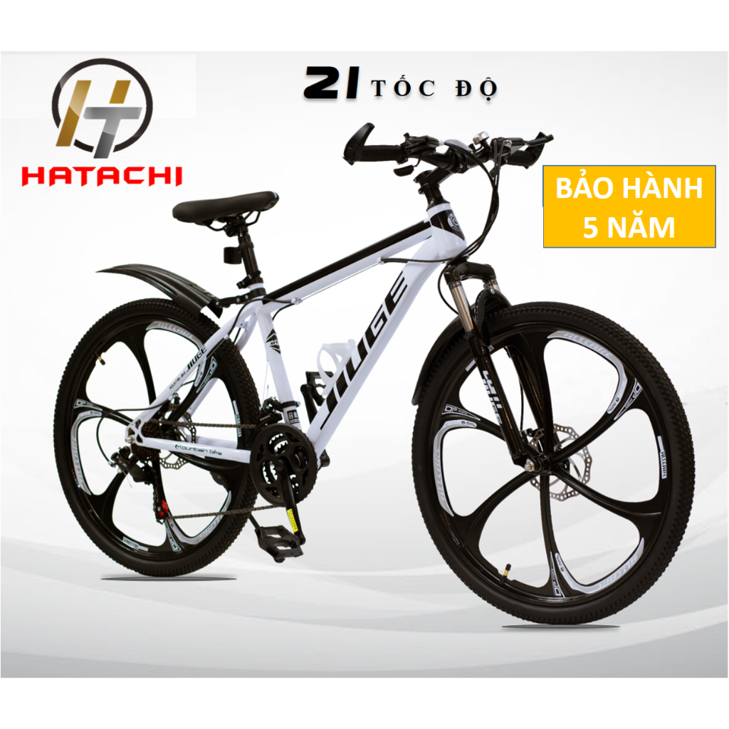 Xe Đạp Thể Thao Địa Hình Vành Đúc Jiuge, Khung Thép Cacbon ,Có Phuộc Giảm Sóc Trước ,21 Tốc Độ,Bánh Xe 26 - 24 inch