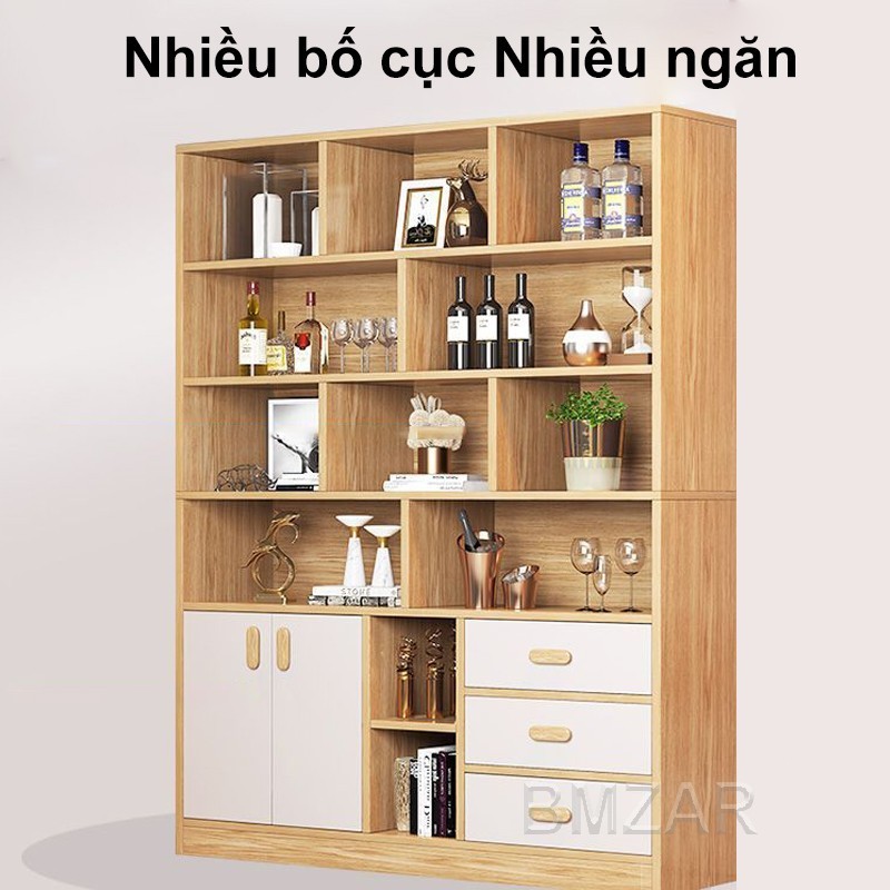 BMZAR Kệ Sách Để Sàn  Sàn Gỗ Chống Ẩm Cao Cấp bàn gỗ Kệ đa năngphong cách hiện đại Bền Đẹp Tiện Dụng | BigBuy360 - bigbuy360.vn