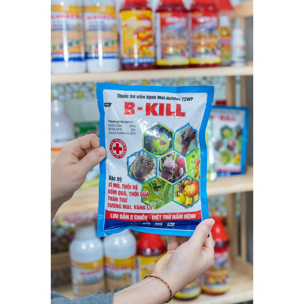 PHÒNG và DIỆT Nấm bệnh. B-Kill. Thán thư, xì mù, thối quả, đốm quả, rỉ sắt, v.v.
