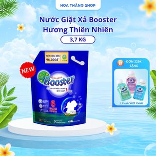  Nước Giặt Xả Booster 2in1 3,7kg Hương Thiên Nhiên Công Nghệ Làm Sạch Và Lưu Hương Sợi Vải Cả Ngày 