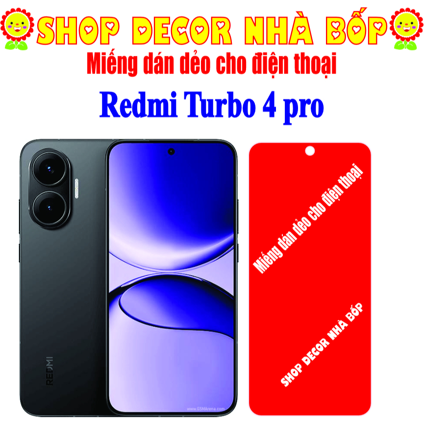 Cường lực dẻo bảo vệ màn hình điện thoại Redmi Turbo4 pro (Turbo 4 pro)