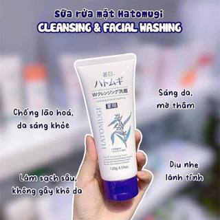 Sữa rửa mặt HATOMUGI The W cleansing foam