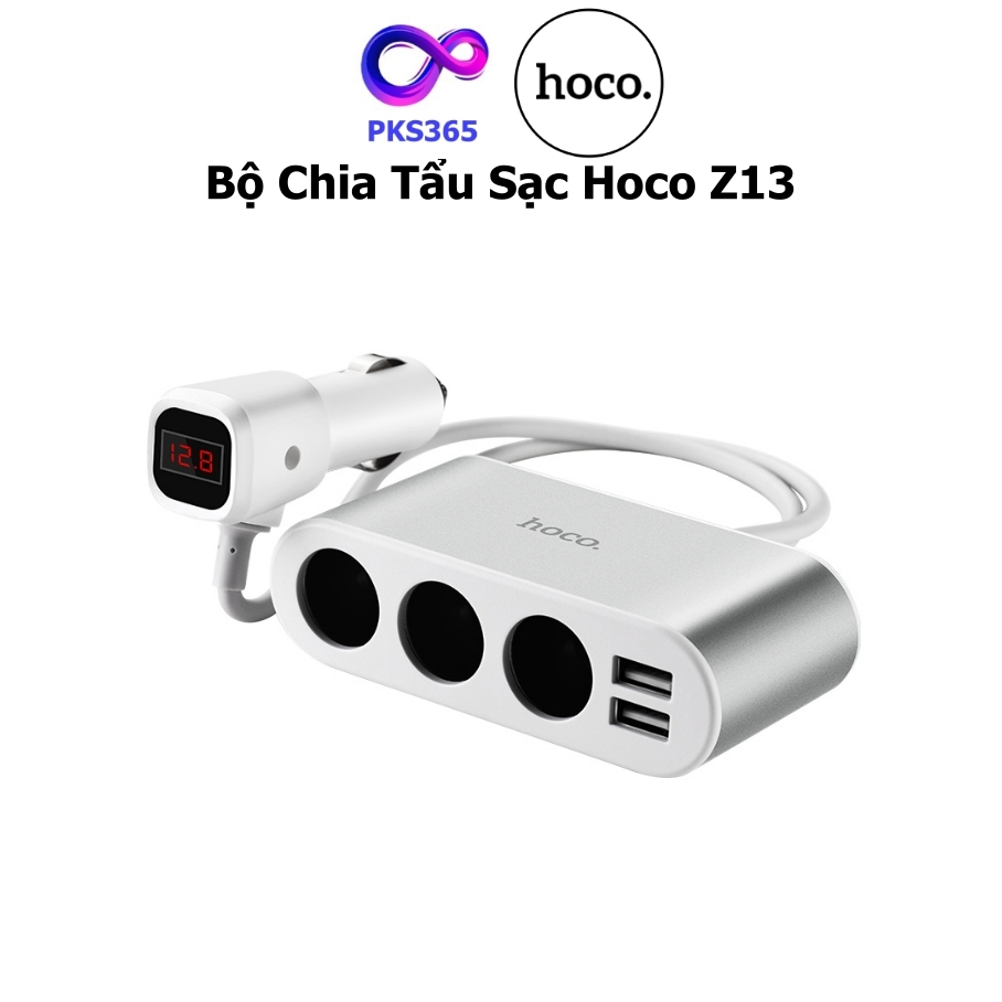 Bộ Chia Tẩu Sạc Ô Tô Hoco Z13