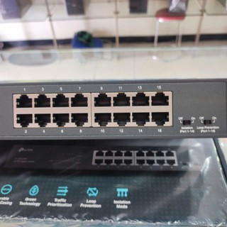 Bộ chia mạng 16 cổng TP-LINK TL-SG1016D (Đen)