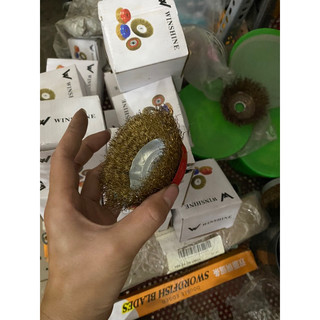 chén cước vàng , bùi nhùi sắt đánh rỉ sét