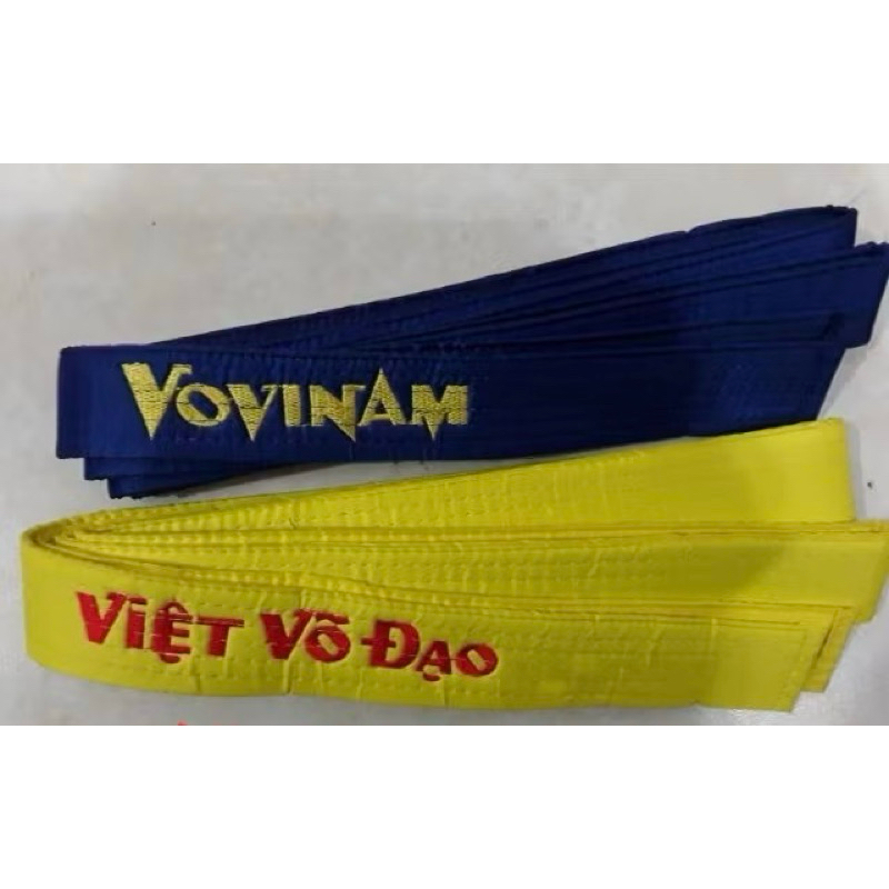 Đai màu Vovinam(combo 2 đai)