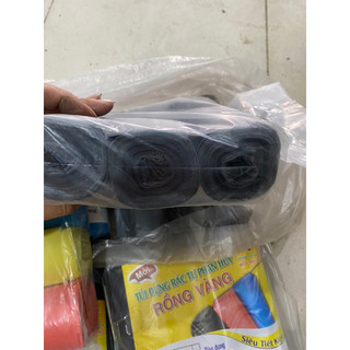 Sét 3 cuộn túi đựng rác đen/ màu tự phân huỷ
