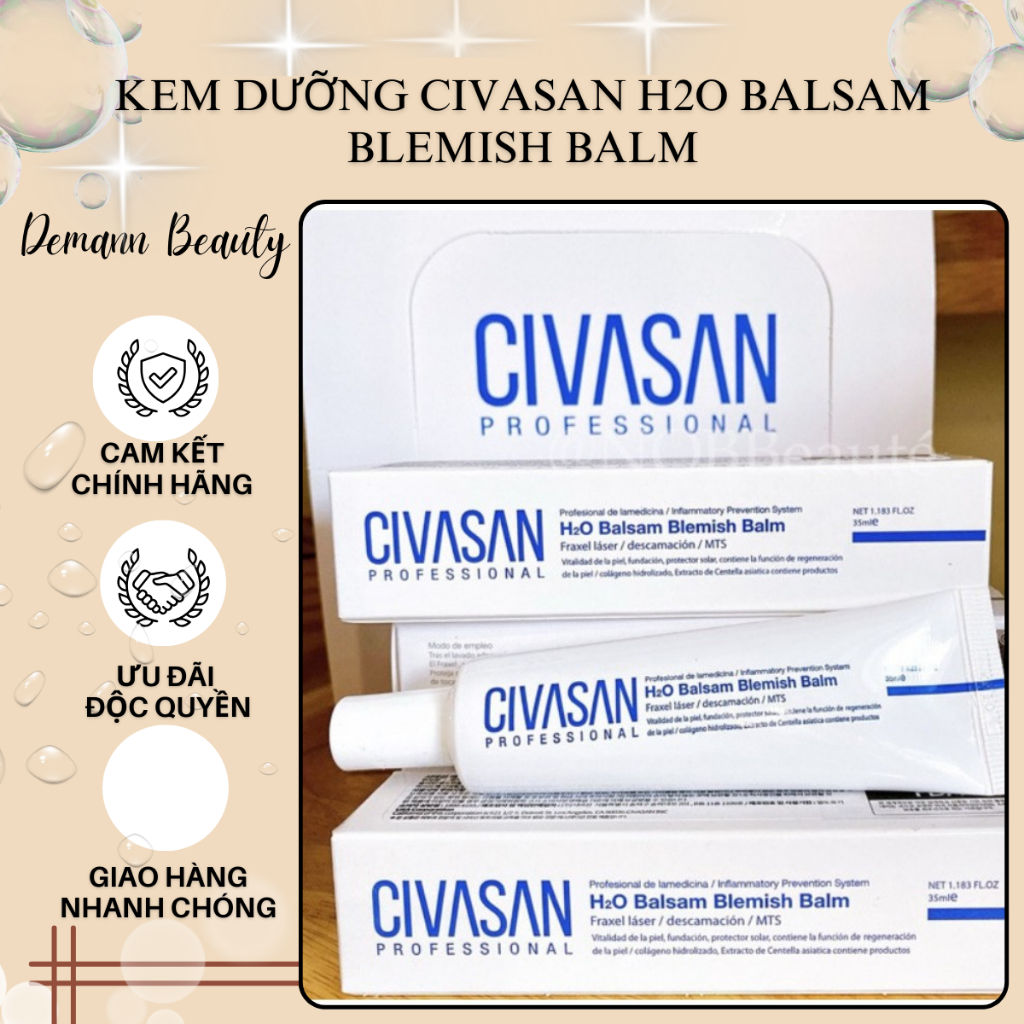 [Nhập khẩu] Kem Dưỡng CIVASAN H2O BALSAM BLEMISH BALM