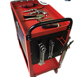 Tủ Đồ Nghề 2 Ngăn Kéo Đen Cao Cấp, Tủ Đồ Nghề Cơ Khí Chịu Tải Nặng, Cứng Cáp