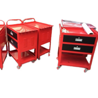 Tủ Đồ Nghề 2 Ngăn Kéo Đen Cao Cấp, Tủ Đồ Nghề Cơ Khí Chịu Tải Nặng, Cứng Cáp