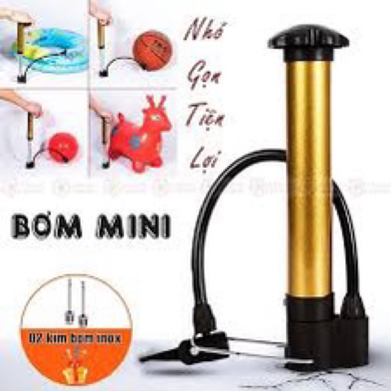 bơm bóng cầm tay mini,bơm bóng tặng kèm kim SIEU HOT