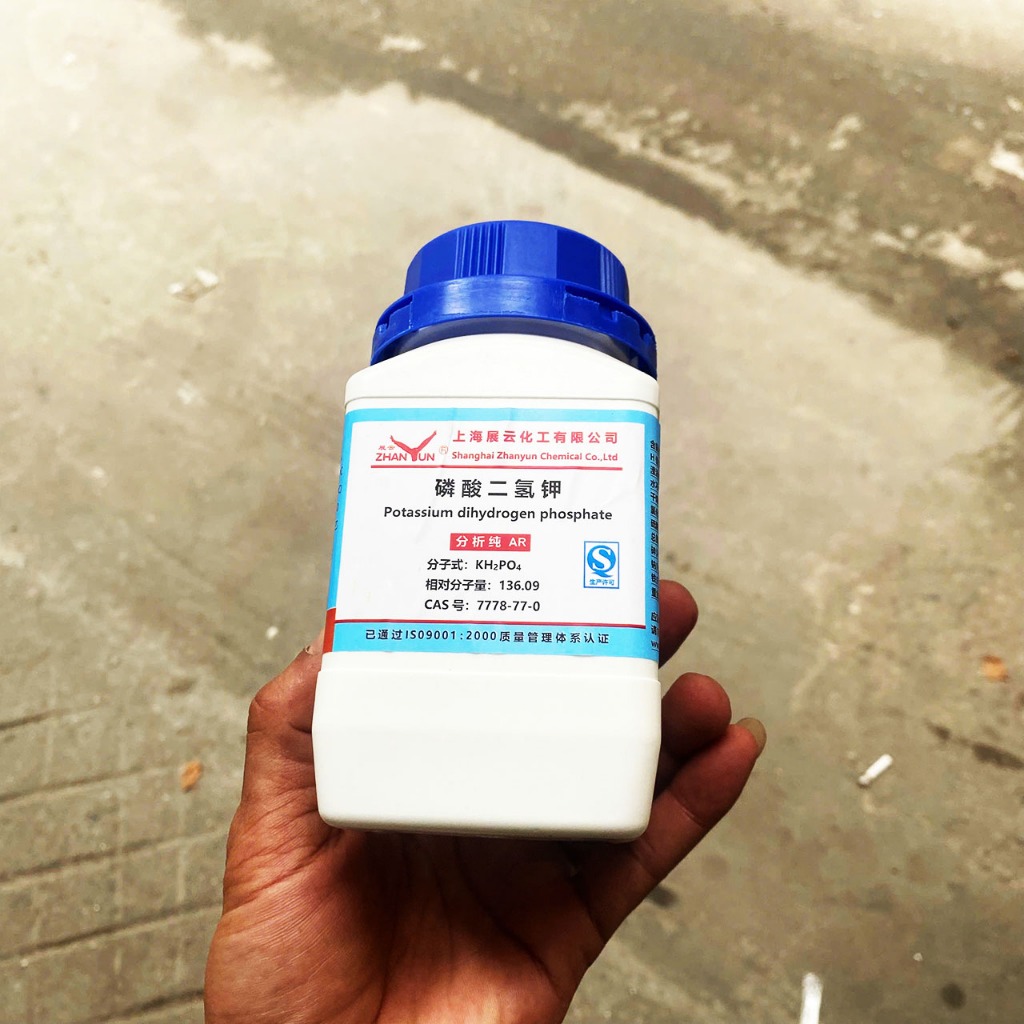 KH2PO4 500g/1 lọ - Potassium Dihydrogen Phosphate dùng trong thí nghiệm - phòng lab