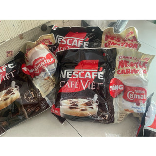  Cà Phê Đen Đá Nescafe Cafe Việt Bịch 35 Gói * 16 Date New  Bổ Sung Thêm Hàm Lượng Cà Phê Nguyên Chất 