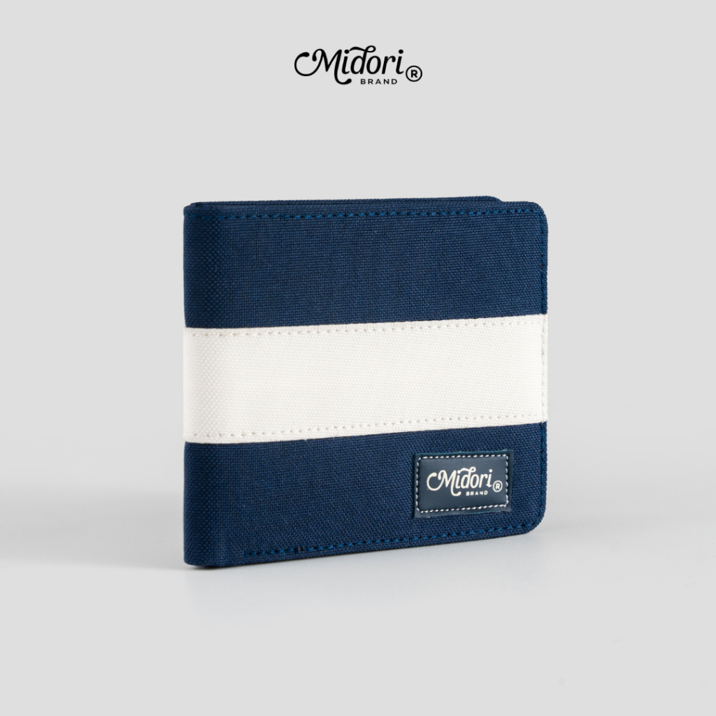 Ví Ngang FLAG Bền Đẹp Vải Canvas Polyester Trượt Nước Unisex Nam Nữ | Local Brand Midori M Studio