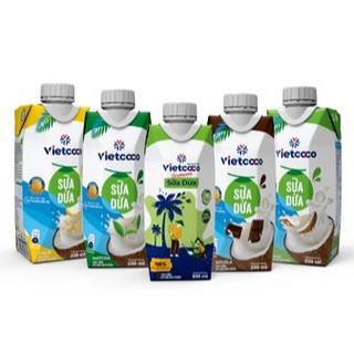 Sữa Dừa  VIETCOCO - Hộp 330ml (date mới) nhiều vitamin khoáng chất, thơm ngon bổ dưỡng