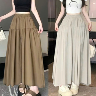 Quần Giả Váy Dài Nữ Lưng Thun Dáng Xòe Vải Mềm Mặc Đi Chơi Đi Học Phong Cách Hàn Quốc (QD81-DÀI)
