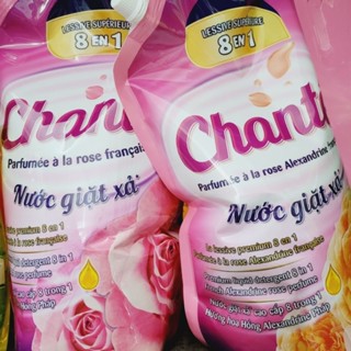 Nước giặt xả Chante' hoa hồng pháp, hoa mẫu đơn