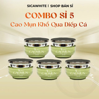 [BÁN SỈ] Combo Sỉ 5 Cao Mụn Khổ Qua Diếp Cá 10G - SICA WHITE STORE